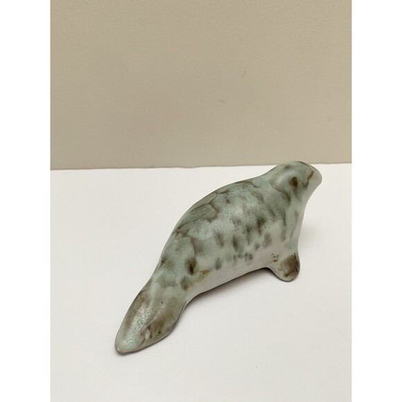Vintage Andersen Design Studio Harbor Seal 6” Red Clay Pottery Figurine Maine - Picture 3 of 10